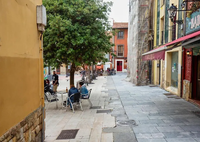 Duplex Con Encanto En Cimadevilla شقة *